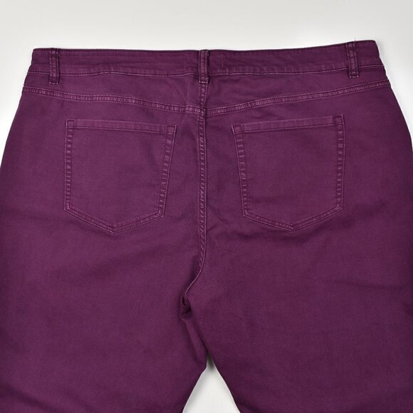 Lane Bryant Girlfriend Crop Jeans 24 - Picture 3 of 6